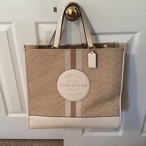 Coach large satchel handbag